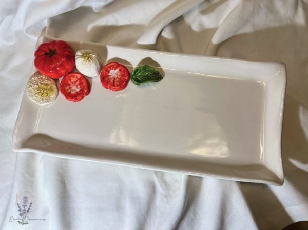 61 Medium servet bord mozzarella
