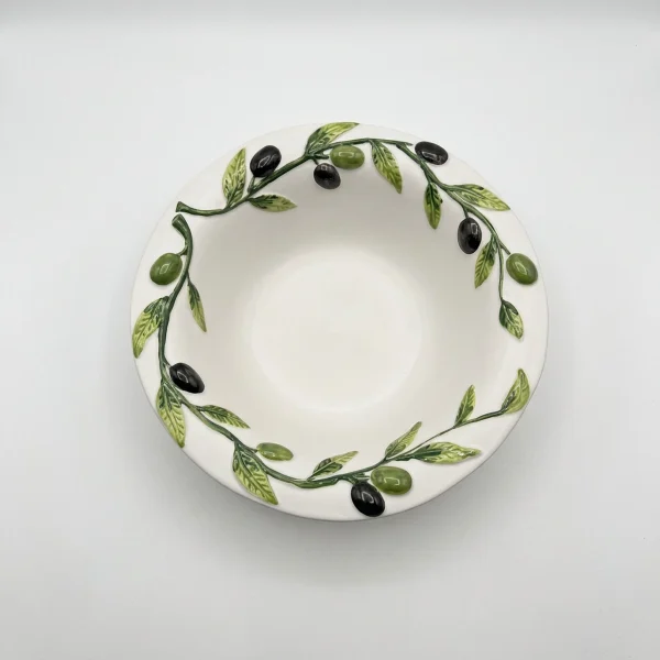 Italiaans-Keramiek-Olijven-Bella-Ceramics_104-middel Medium kom olijven