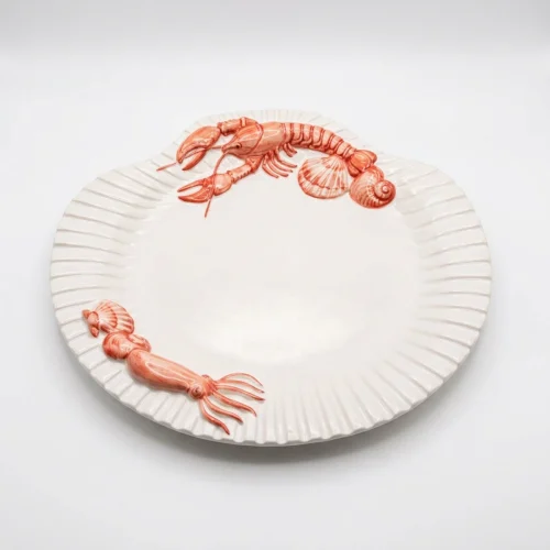 Groot bord scampi