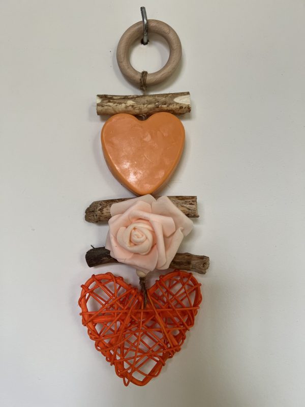 Zeep hanger oranje