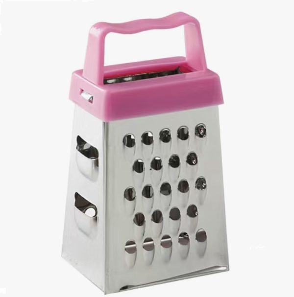 1pc roestvrijstalen mini-kaasrasp roze