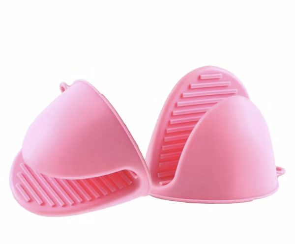 Siliconen ovenwanten 2 stuks roze