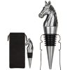 Sss Paard flessenstopper - wijnkurk zilver
