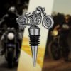 Motor flessenstopper - wijnkurk zilver
