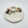 Italiaans-Zee-Servies-Keramiek-Bella-Ceramics_28 copy 2 Rond bord met kommetje zee