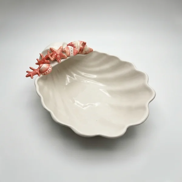 Koraal-Servies-Keramiek-Bella-Ceramics_32 copy 2 Zeeschelp kom rood koraal