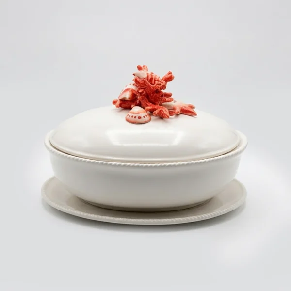 Koraal-Servies-Keramiek-Bella-Ceramics_38 copy 2 Terrine rood koraal