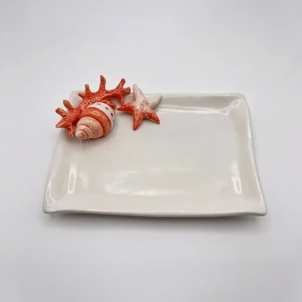 Koraal-Servies-Keramiek-Bella-Ceramics_47 copy 2 Klein servet bord rood koraal