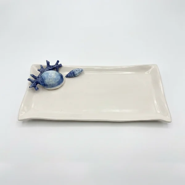 Koraal-Servies-Keramiek-Bella-Ceramics_49 copy 2 Medium servet bord blauw koraal