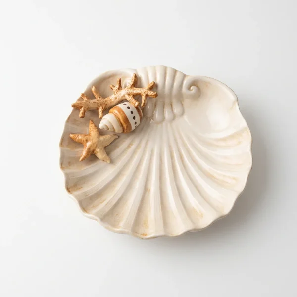 Medium bord beige koraal